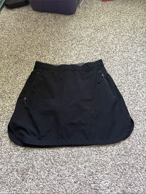 Amazon Black Women's Active Skort with Zipper Pockets